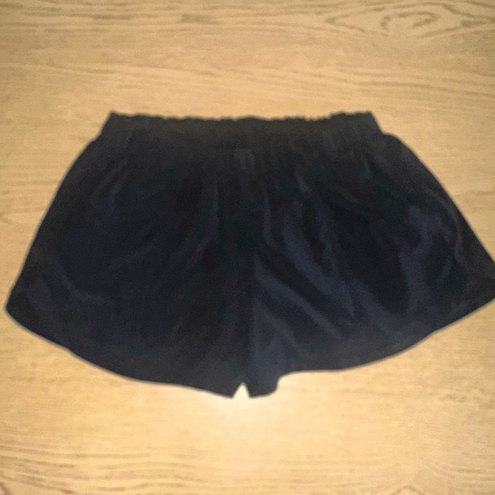Athleta Shimmy Shorts Women's XS Black Running Gym Workout Pull On 3" Inseam